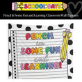 Load image into Gallery viewer, Pencil In Some Fun and Learning Classroom Wall Tapestry