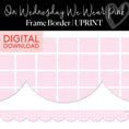 Load image into Gallery viewer, Pink Grid Printable Classroom Border