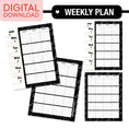 Load image into Gallery viewer, Printable Black and White Teacher Planner | Simply Sweet