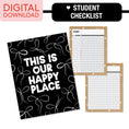 Load image into Gallery viewer, Printable Black and White Teacher Planner | Simply Sweet
