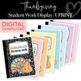 Load image into Gallery viewer, Thanksgiving student work display