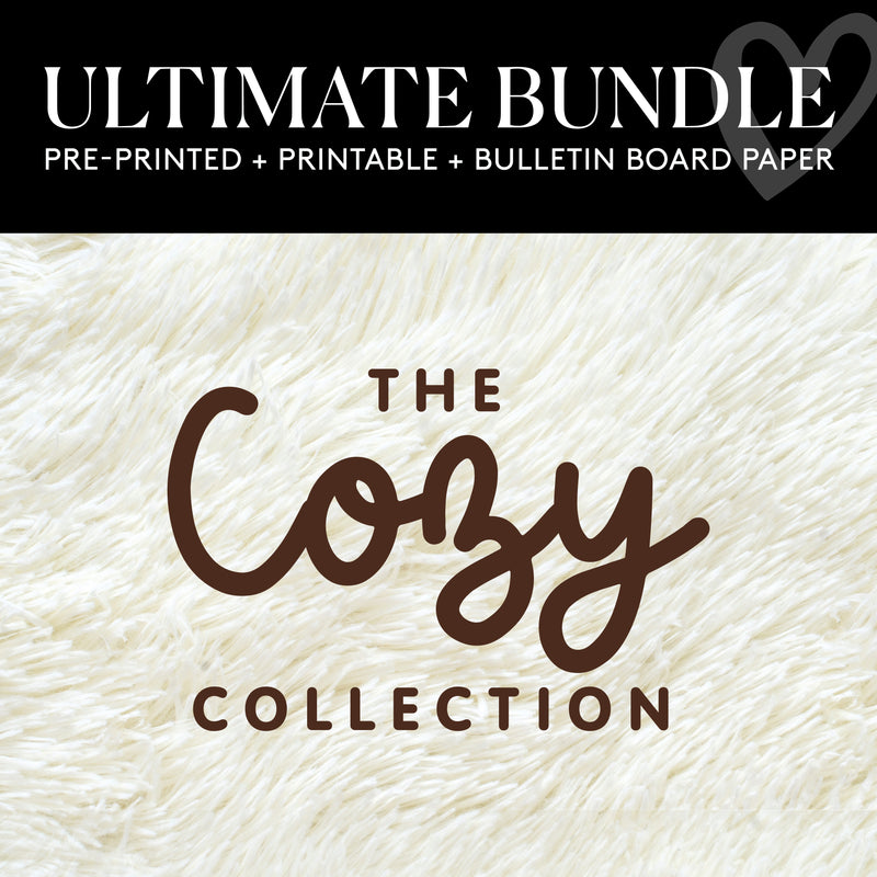 The Cozy Collection | Ultimate Classroom Decor Bundle | Decor To Your Door and UPRINT