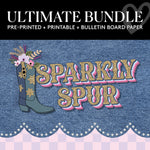 Sparkly Spur | Ultimate Classroom Decor Bundle | Decor to Your Door and UPRINT