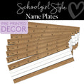 Load image into Gallery viewer, Ruler Name Plates | Stars Hollow Schoolhouse