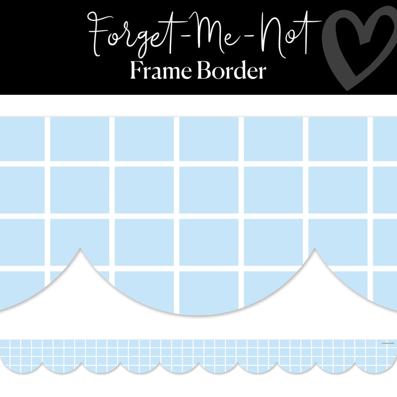 Forget Me Not | Bulletin Board Borders | Schoolgirl Style