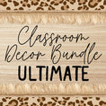 Load image into Gallery viewer, Simply Safari Ultimate Pre-Printed and Printable Classroom Decor Bundle