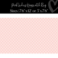 Load image into Gallery viewer, Pink Checkerboard Classroom Rug by Schoolgirl Style