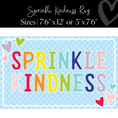 Load image into Gallery viewer, "Sprinkle Kindness" Checkerboard Classroom Rug by Schoolgirl Style