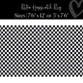Load image into Gallery viewer, Black and White Checkerboard Classroom Rug by Schoolgirl Style