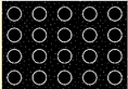 Load image into Gallery viewer, White Circle Sit Spots and Tiny Polka Dots Classroom Mat by Schoolgirl Style