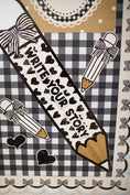 Load image into Gallery viewer, Black Gingham Bulletin Board Paper 25ft. | Schoolgirl Style x Fadeless®