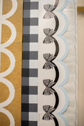 Load image into Gallery viewer, Classic Black and White Striped Bows Bulletin Board Border | Simply Sweet