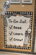 Load image into Gallery viewer, Read Learn Grow Classic Black and White Poster | Simply Sweet