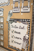 Load image into Gallery viewer, Read Learn Grow Classic Black and White Poster | Simply Sweet