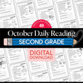 Load image into Gallery viewer, Printable Second Grade October Daily Reading