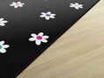 Load image into Gallery viewer, Small Daisies on Black Classroom Rug by Schoolgirl Style