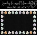Load image into Gallery viewer, Smiley Faces All Around Classroom Rug by Schoolgirl Style