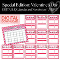 Load image into Gallery viewer, Printable Valentines Calendars and Newsletters | Special Edition: Valentine's Day
