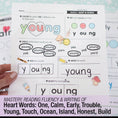 Load image into Gallery viewer, Printable Second Grade March Daily Heart Words