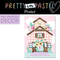 Load image into Gallery viewer, Pastel Schoolhouse Classroom Poster