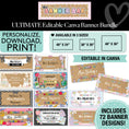Load image into Gallery viewer, Ultimate Canva Banner Bundle