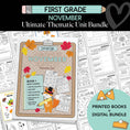 Load image into Gallery viewer, Ultimate First Grade November Thematic Unit Bundle