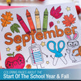Load image into Gallery viewer, Free September Coloring Pages