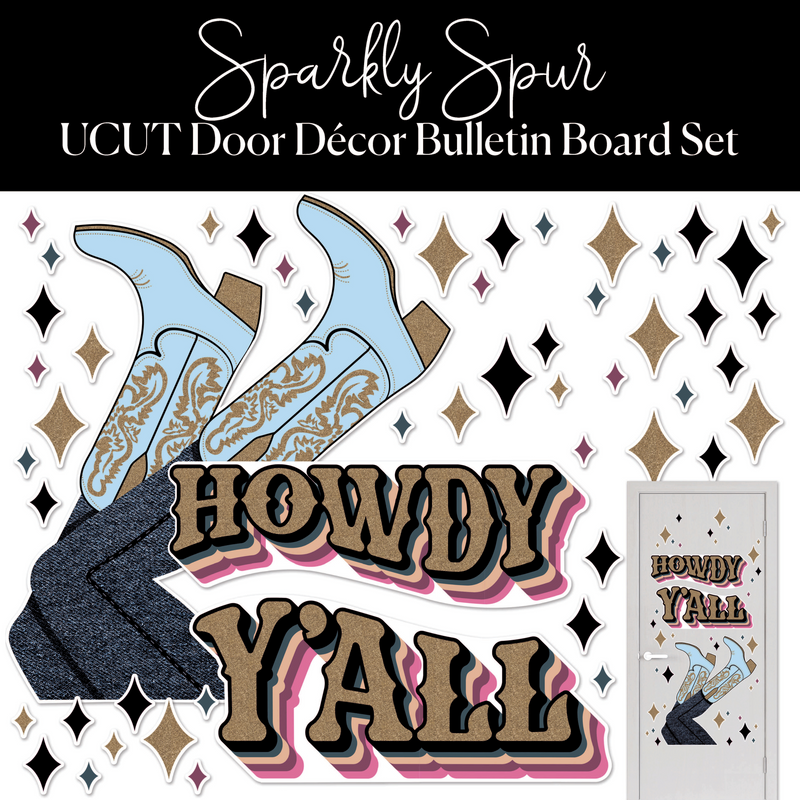 Sparkly Spur | Ultimate Classroom Decor Bundle | Decor to Your Door and UPRINT