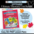 Load image into Gallery viewer, Big Book of September Preschool Thematic Unit Bundle