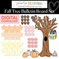 Load image into Gallery viewer, Printable Pastel Fall Tree Bulletin Board Set | A Year In Pastel