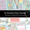 Load image into Gallery viewer, Printable March Classroom Decor Bundle | St. Patrick's Day Charms