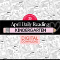 Load image into Gallery viewer, Printable Kindergarten April Daily Reading