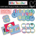 Load image into Gallery viewer, Printable Retro Editable Student Mailbox File System | 90s Teacher