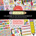 Load image into Gallery viewer, Printable Ultimate Rainbow Classroom Management and Organization Bundle
