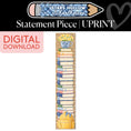 Load image into Gallery viewer, Printable Cozy Book Stack Statement Piece | School in Stars Hollow