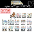 Load image into Gallery viewer, Printable Alphabet Wagon | A Year In Pastel