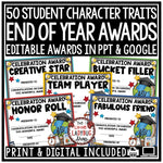 Editable Student End of the Year Awards Superlative Classroom Class Certificates