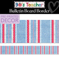 Load image into Gallery viewer, Schoolyard Stitch Retro Bulletin Board Border | 90s Teacher