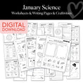 Load image into Gallery viewer, Printable January Science
