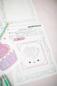 Load image into Gallery viewer, Printable Preschool February Directed Drawing Worksheets