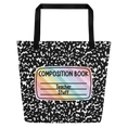 Load image into Gallery viewer, Teacher Tote | Pastel Composition Notebook