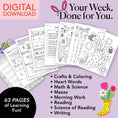 Load image into Gallery viewer, Printable Second Grade April Week 2 Resources