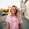 Load image into Gallery viewer, Barbie inspired Teacher T-Shirt | Comes in black, white or pink