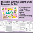 Load image into Gallery viewer, Printable Second Grade May Daily Morning Work