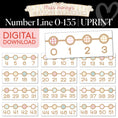 Load image into Gallery viewer, Printable Calming Number Line 0-135 | Miss Honey's Cottage Classroom