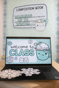 Load image into Gallery viewer, Printable Winter Editable Google and Powerpoint Classroom Slides | Sweet Sips and Snowflakes