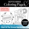 Load image into Gallery viewer, Free September Coloring Pages