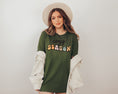 Load image into Gallery viewer, Cozy Season Teacher T-Shirt | Available in white, pink, green and tan