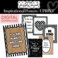 Load image into Gallery viewer, Printable Classic Black and White Inspirational Posters | Simply Sweet