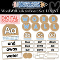 Load image into Gallery viewer, Printable Cozy Word Wall Bulletin Board Set | School in Stars Hollow
